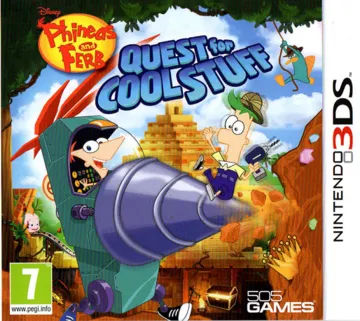 Phineas and Ferb - Quest for Cool Stuff (Europe) (En,Fr,De,Es,It) box cover front